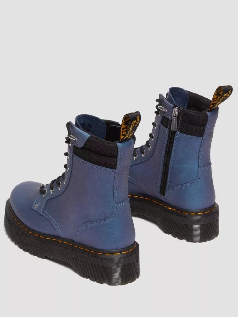 Dr. Martens Jadon II Hardware HDW Platforms Deep Blue Women's Sz 6 US NEW - Picture 13 of 16